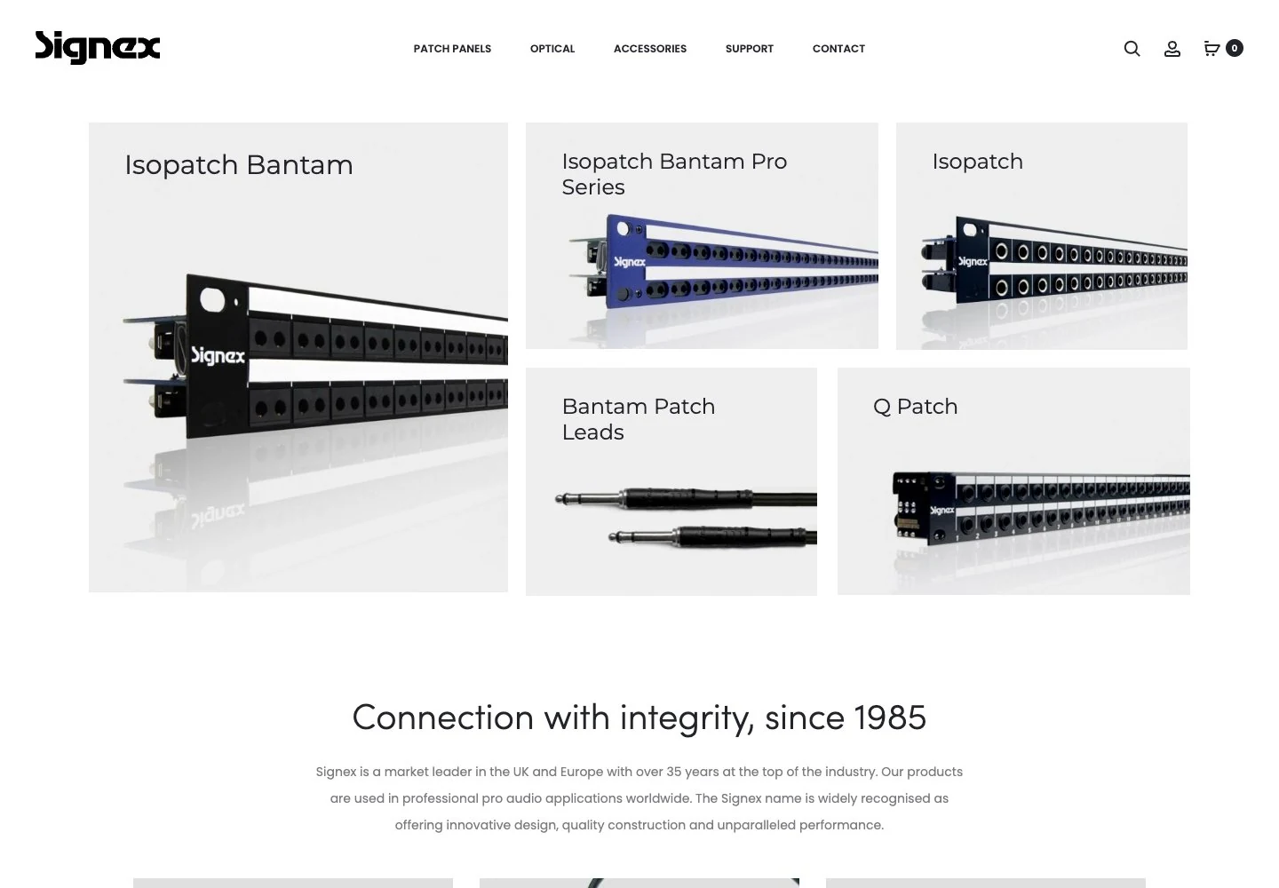 Signex website screenshot