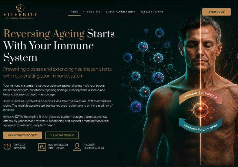 Viternity website preview